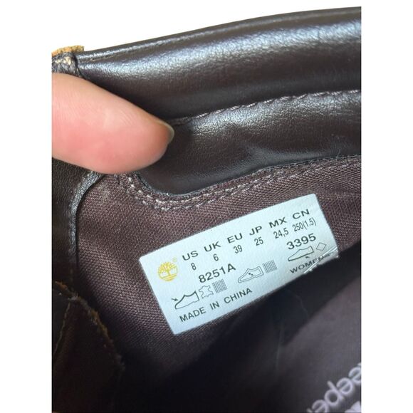 Timberland Earthkeepers Amston Wedge Boots size 8 Tan - Picture 5 of 9